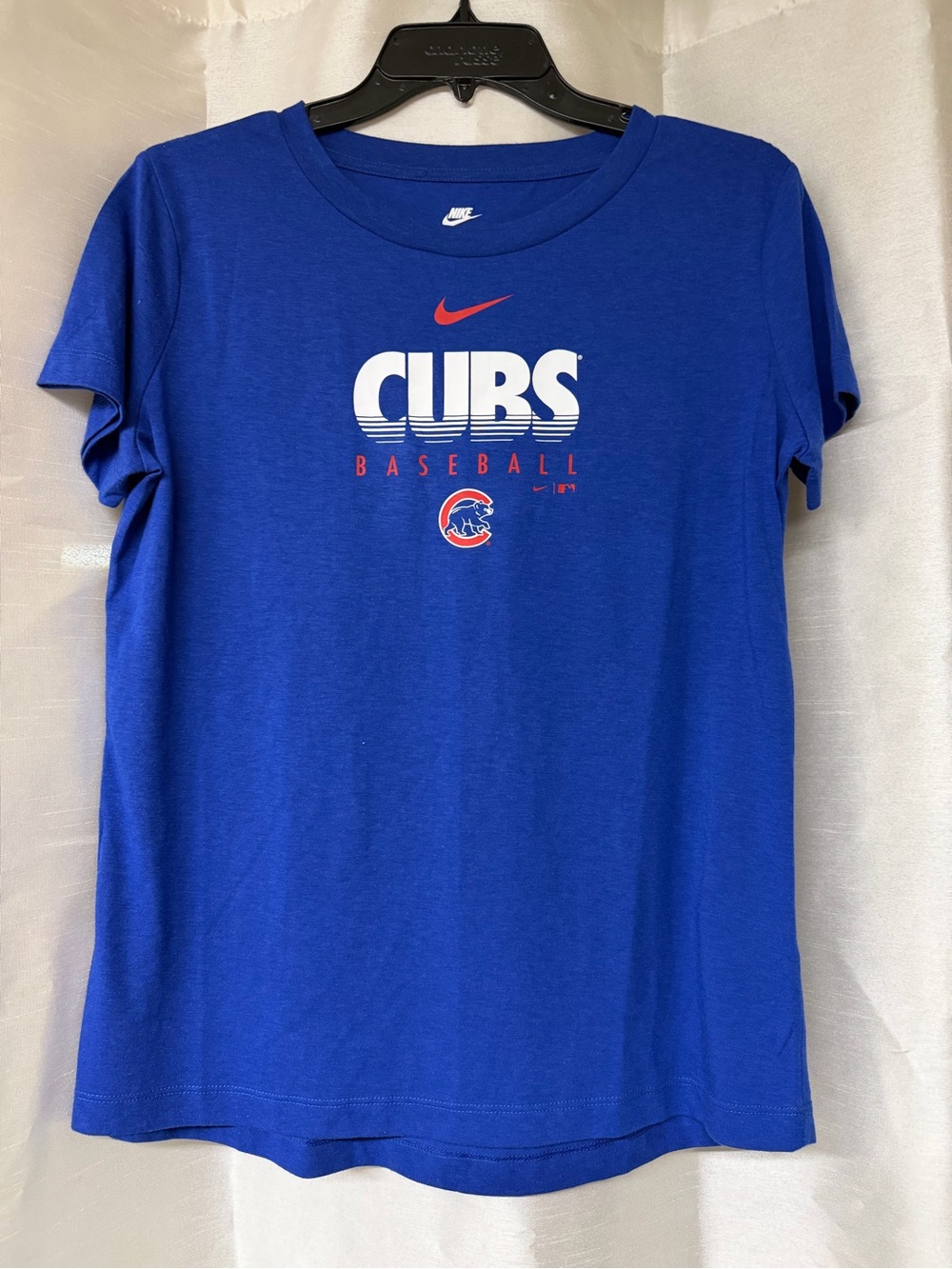 Nike Royal Blue Tee with White Cubs Logo